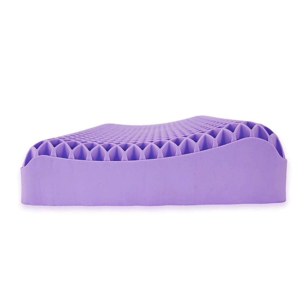 OEM Customizable Purple TPE Pillow Direct Manufacturer Factory Wholesale Cross Border Travel Airplane Camping Cool Pillow